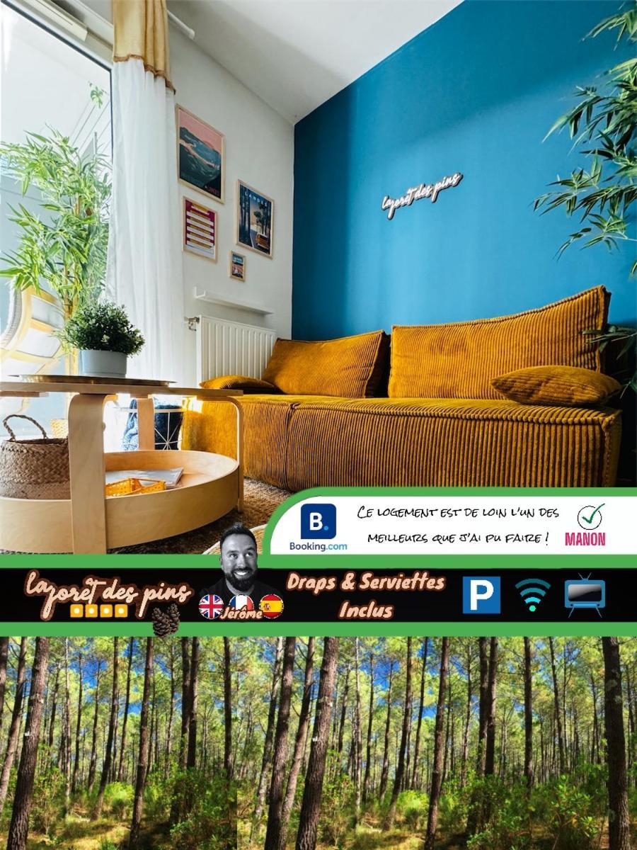 La Foret Des Pins - Free Check-In - Wifi - Parking Prive - Netflix - Draps & Serviettes Inclus Labenne Dış mekan fotoğraf