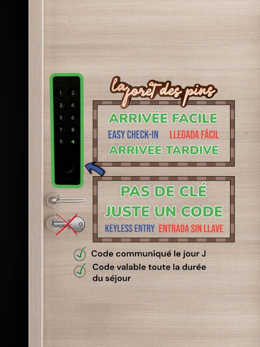 La Foret Des Pins - Free Check-In - Wifi - Parking Prive - Netflix - Draps & Serviettes Inclus Labenne Dış mekan fotoğraf