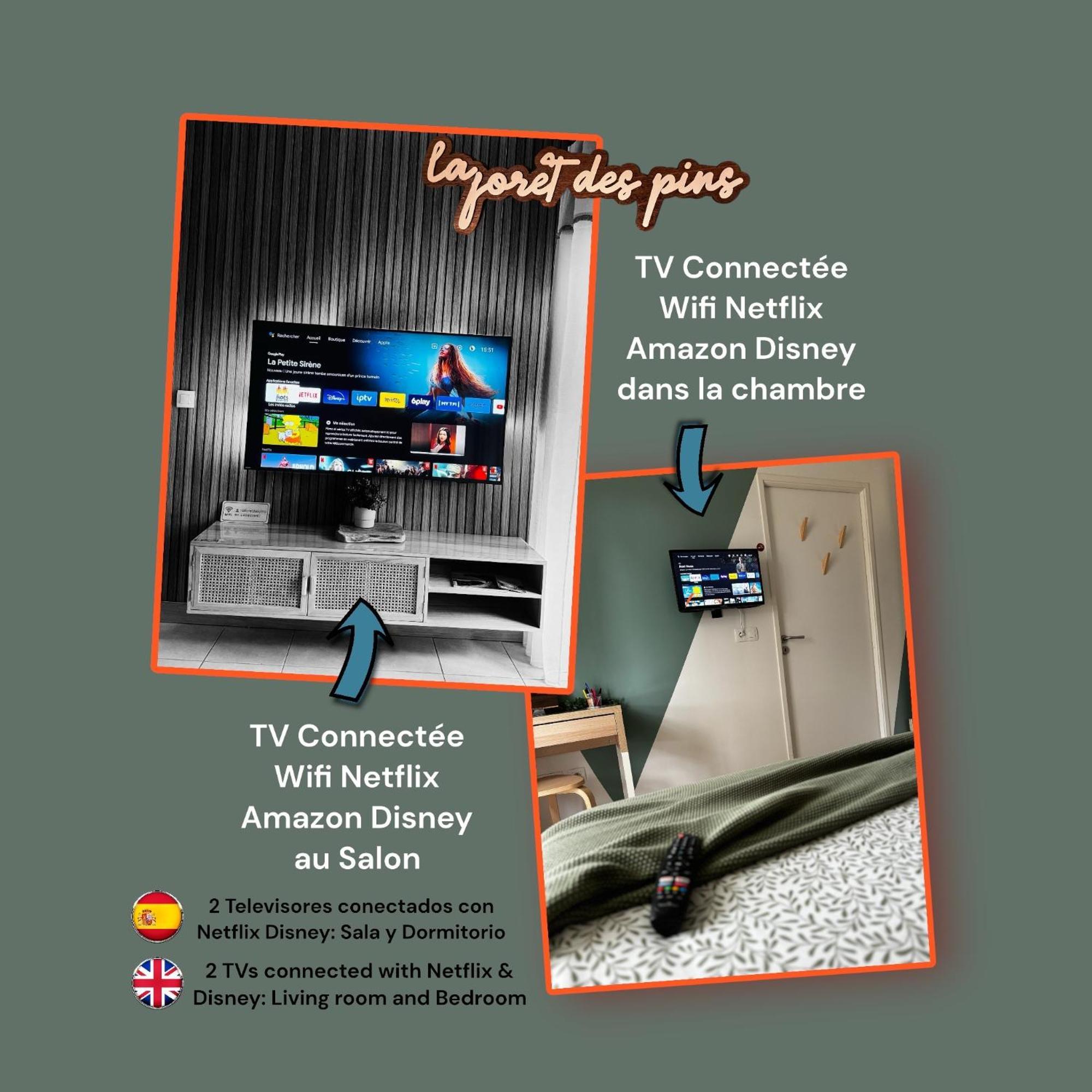 La Foret Des Pins - Free Check-In - Wifi - Parking Prive - Netflix - Draps & Serviettes Inclus Labenne Dış mekan fotoğraf